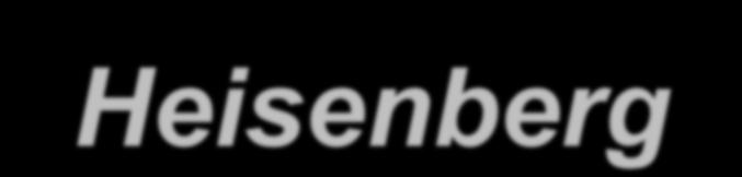 Il principio d indeterminazione di Heisenberg Per una particella in movimento non è possibile determinare con precisione la posizione se non a scapito della velocità.