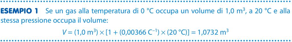 L effetto della temperatura sui gas Legge di Gay-Lussac A pressione costante, il volume di una quantità di gas varia secondo la