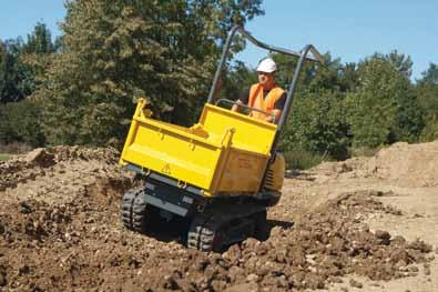 Dimensioni compatte (larghezza 990 mm). 2 I dumper a cingoli di Wacker Neuson conquistano l Europa sul terreno.