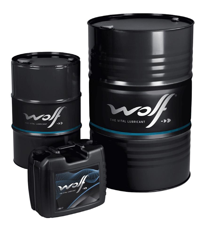 NUOVI PRODOTTI MARZO 2015 AGRICULTURE NUOVO WOLF TRACTOFLUID 50 BENIFICI Creato per essere usato nei freni a disco in bagno d olio su mezzi di edilizia Volvo.