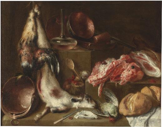 21 Mateo Cerezo Natura morta in cucina / Kitchen Still Life ca 1664