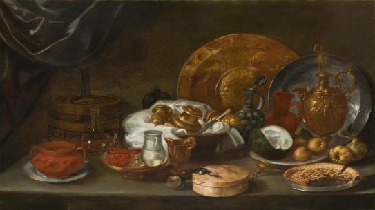 Still Life with Bread 1648 Collezione privata