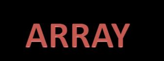 Arrays Idea Fornire il concetto di array presente nei piu comuni linguaggi di programmazione Un array e una struttura statica, una volta creato la sua dimensione (numero di elementi che lo