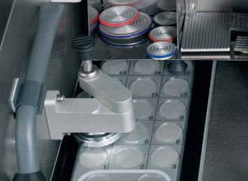 I porta-campioni si possono pre-raffreddare nel contenitore