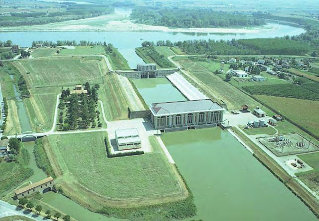 Vista aerea - Impianto Idrovoro di scolo Santa Bianca