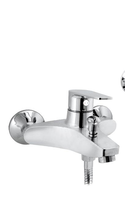 SR 10 Monocomando vasca Single lever bath mixer without/with shower kit