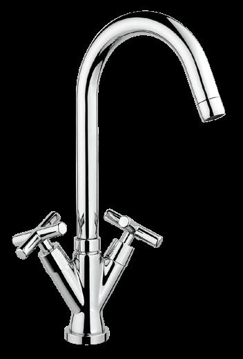 cucina bocca antica One-hole sink mixer, antique spout Küchen-Einhebelmischbatterie mit antiker Auslauf AN 71 BA