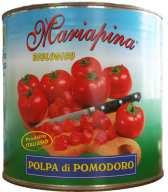 80 Polpa di Pomodori, bio, 2550 g, Tomatenpolpa 2550 g 108.051.00 7.