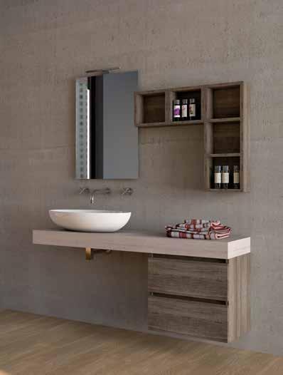 Politek top with integrated basin.