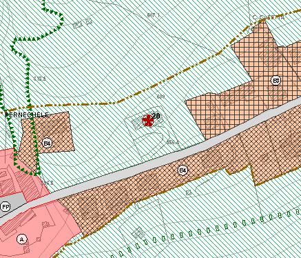 DATI DELL INTERVENTO AMMESSO Previsione del Piano degli Interventi (PI) Zona Territoriale Omogenea (ZTO) Volume (mc.) Rapporto di copertura (%) Prescrizioni particolari ZTO E 450 mc.