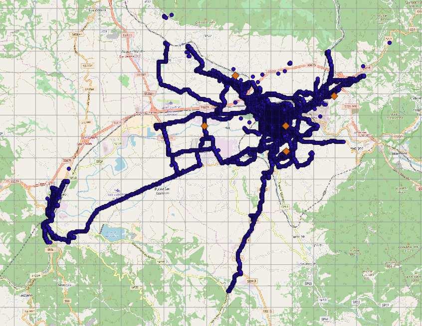 5 lungo i loro spostamenti in città, in ottica di citizen science