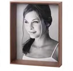 19,8x14,8x5 (13x18) 1F82 Cornice rettangolare grande legno Large rectangular photo frame, wood 27,6x22,4x5