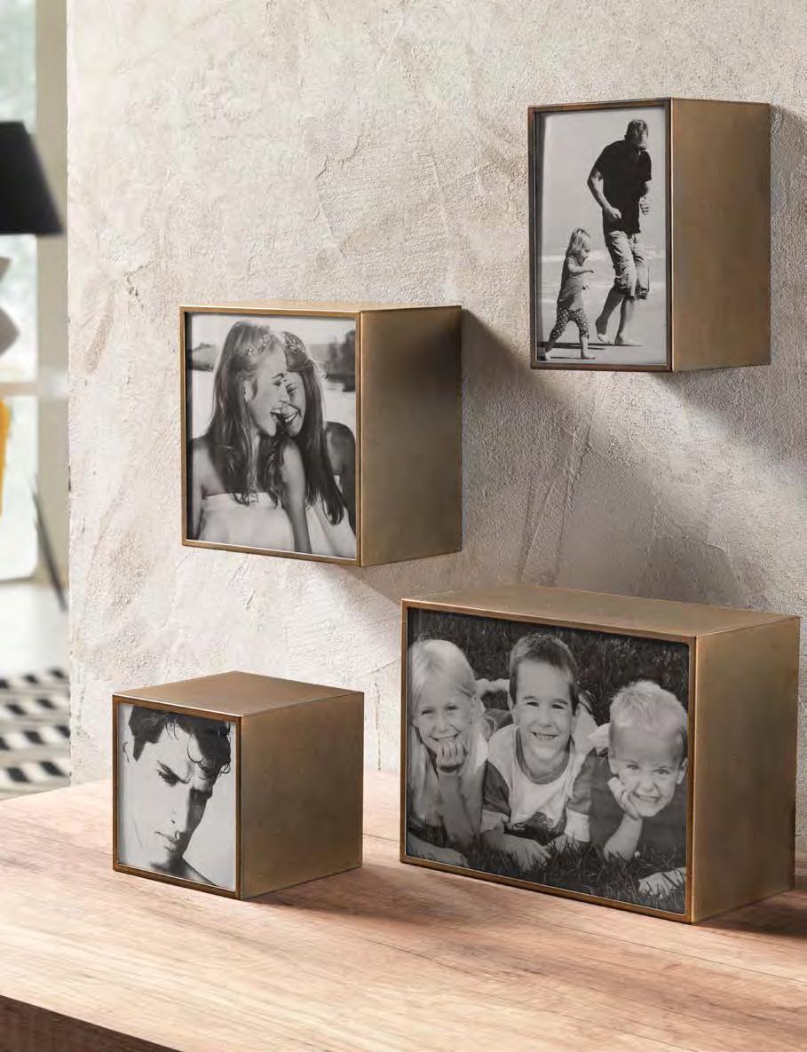 114 loft l oca nera - home 2018 115 1F67 Portafoto quadrato piccolo Small square photo frame 10,2x10,2x10