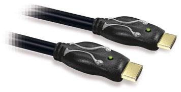 CAVI HDMI/DVI Premium Cavo HDMI CL3 con velocità Super Sonic a 21 Gbps, connettore d orato, 24 su 26 conduttori calibrati, preciso cablaggio interno.