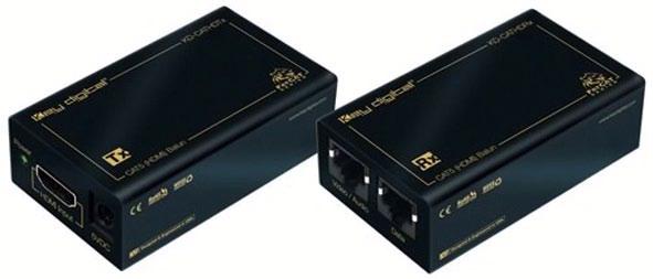 HDMI/DVI BALUN KD-CATHD Trasmettitore e ricevitore su doppio cavo UTP CAT5, 5e o CAT6 per segnali HDMI 1.4, licenza, compatibile 3D.