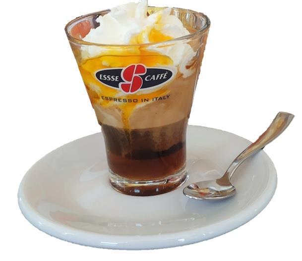 ৩ Semifreddi Dessert & Caffetteria Tiramisù... 3,50 Tiramisù affogato al caffè... 4,50 ৩ Sorbetti Crema di caffè Essse. 2,50 Crema di caffè Essse affogata. 3,50 ৩ Frutta & Co.