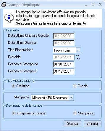 Interrogazione e modifica dei movimenti Il programma di interrogazione e modifica movimenti Cespiti di ViaLibera Gestione Contabile consente di visualizzare i movimenti relativi ai Cespiti e di