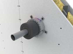 AF COLLAR Collari antifuoco per passaggi di tubazioni combustibili (2/2) Diametro interno h mm Punti fissaggio tasselli 30 30/50 3 40 30/50 3 50 30/50 3 63 30/50 3 80