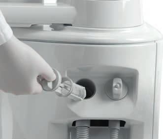 Per la massima efficacia, Anthos consiglia l uso congiunto di 2 sistemi d igiene opzionali e l utilizzo di Peroxy Ag+ (H 2 O 2 ). Il sistema W.H.E.