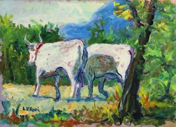 Gennaro Villani (1885-1948) 500 Mucche al pascolo -