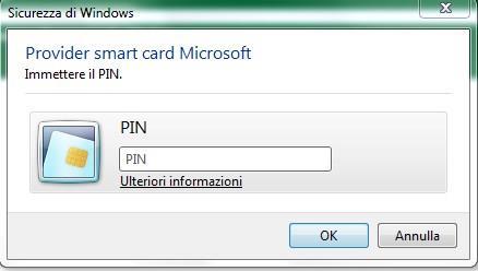 al sistema debbono selezionare il link corrispondente alla propria smart card: e