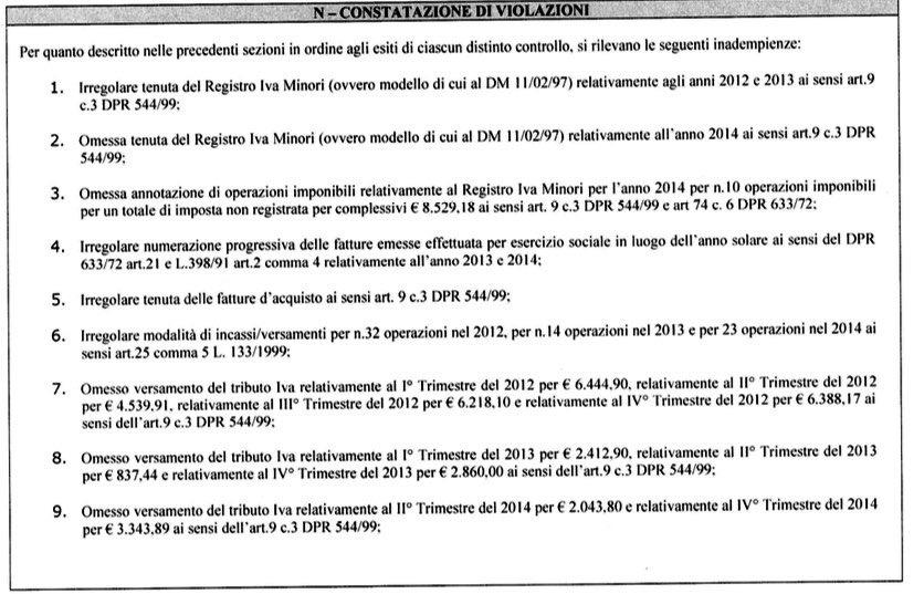 TORNIAMO ALLA SIAE ASD che effettua la propria attività solo nei confronti di associati minori che non godono del diritto di elettorato attivo e passivo.