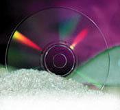 CD-ROM Lexan-PC prodotto da General Electric Plastics Policarbonato del bisfenolo A CH 3 O NaOH as