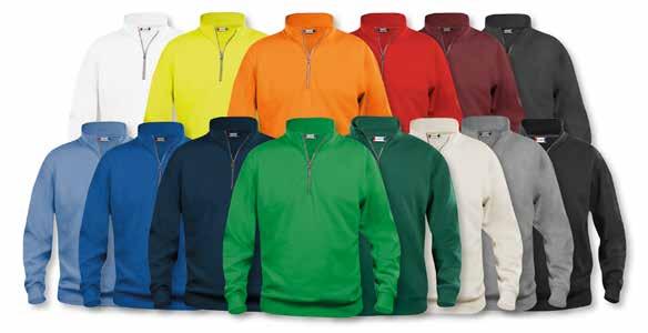 FELPE FELPE 00 11 170 35 38 955 00 605 57 55 35 580 95 955 99 57 55 580 605 68 815 95 99 CLIQUE BASIC HALF ZIP - 021033 Felpa mezza-zip unisex.