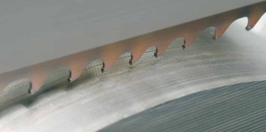 1.3 Lame per segatrici a nastro Band saw blades Lame con dentatura in metallo duro Queste lame sono costituite da un corpo in acciaio per molle e dentatura in MD (metallo duro) per garantire un alto