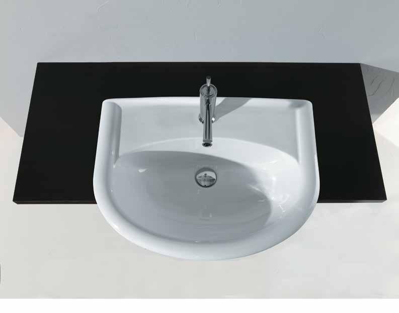 40 Lavabo semincasso cm 66 / Semicounter Washbasin