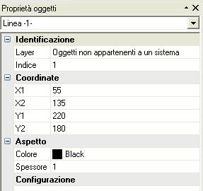 4.6.2. Oggetti grafici Questi oggetti hanno una funzione puramente grafica e possono essere utilizzati allo scopo di riprodurre graficamente il luogo dove l impianto è installato.