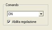 BMView Istruzioni d uso Comando singolo Comando scegliere il tipo di azione che si vuole sia eseguita dal comando (ON, OFF, ON/OFF Ciclico, ON/OFF Pul, ON al 20-100%) Abilita regolazione se spuntata