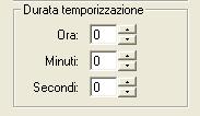 Comando Temporizzato Comando scegliere il tipo di azione che si vuole sia eseguita dal comando (ON per 30 sec. 15 min.