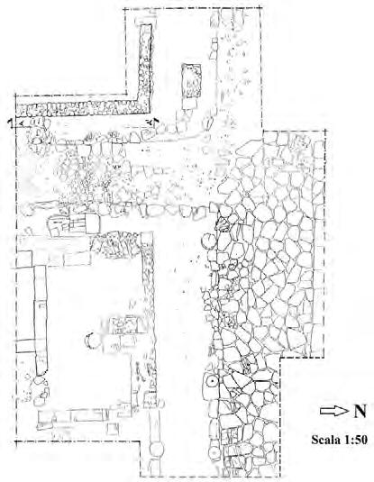 SINUESSA, UN APPRODO SOMMERSO DI EPOCA ROMANA Fig. 3.3 - Sessa Aurunca (Caserta), Località Perticale. Rilievo dell incrocio stradale C Fig. 3.4 - Sessa Aurunca (Caserta), Località Perticale.