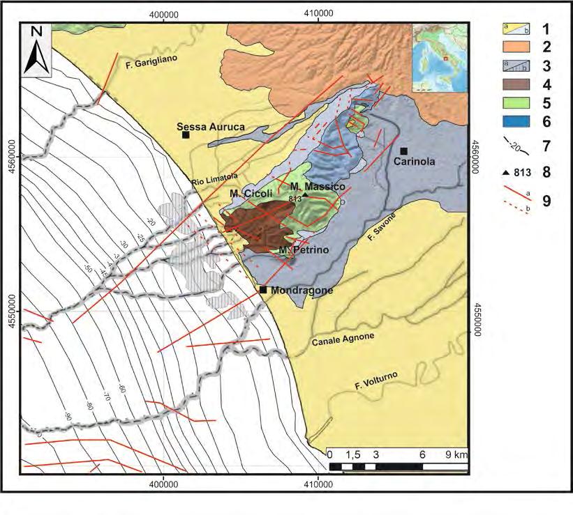 Archeologia, geomorfologia costiera, strategie sostenibili di valorizzazione Fig. 6.4 - Dettaglio della carta geologica del tratto costiero in studio.