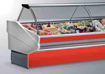 Its well-dimensioned cooling system ensures a proper display to any kind of fresh food, like coldcuts,