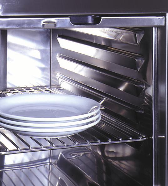 Piastra refrigerante inox GN 1/1 per vani inferiori. Sopralzo con vetrina proteggi starnuto e illuminazione al neon.