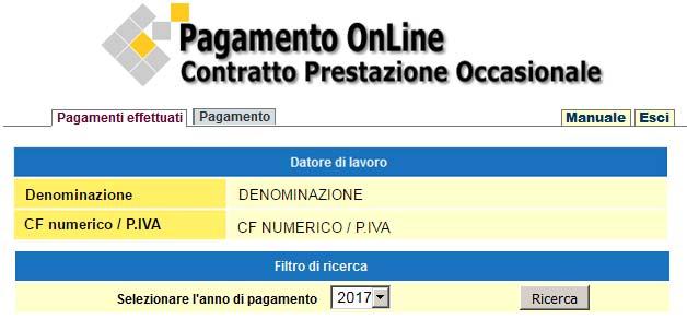 È consigliabile ripetere l operazione ri-cliccando su Stampa ricevuta. In ogni caso, la ricevuta è disponibile dopo qualche minuto nella sezione Pagamenti effettuati.