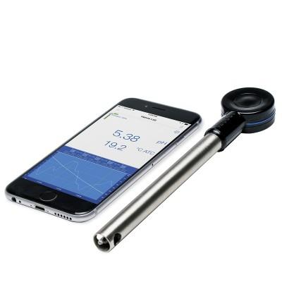 FC 2142 Sonda digitale ph con Tecnologia Bluetooth per analisi della birra Descrizione phmetro wireless per misure semplici di ph e temperatura direttamente nella birra, utilizzando il tuo smartphone