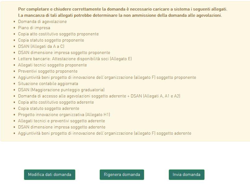 pdf (Figura 43) che dovrà essere salvato in locale dall utente, firmato digitalmente dal legale rappresentante e successivamente caricato nel