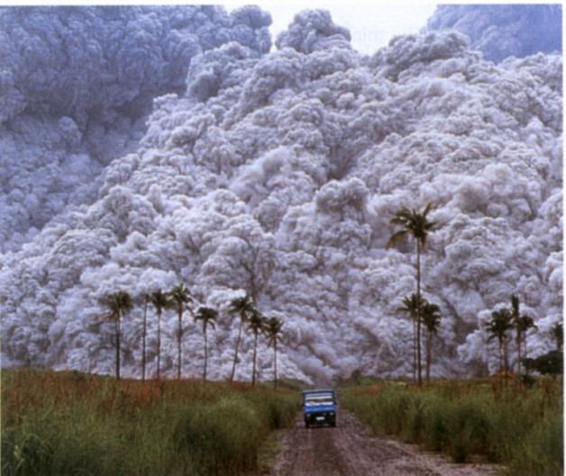 Flussi piroclastici Eruzione del Pinatubo, Philippines (15 Giugno 1991) Flusso piroclastico al