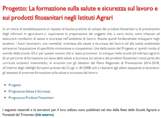 2015: Avvio del progetto FASI DEL PROGETTO 2016: Formulazione del piano didattico, costituzione dei gruppi di lavoro,