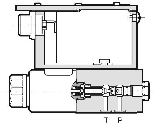 81 220/116 ID PRED3G VALVOLA DI PRESSIONE A COMANDO PROPORZIONALE CON ELETTRONICA INTEGRATA ATTACCHI A PARETE ISO 4401-03 (CETOP 03) p max 350 bar Q max 3 l/min PIANO DI POSA PRINCIPIO DI