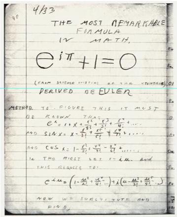 (4) quaderno di appunb di Richard Feynman (a