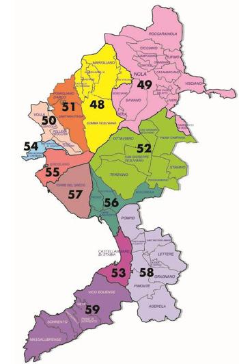 Modalità di prenotazione per la diagnosi/certificazione DSA per il territorio di Napoli e provincia A.S.L. Napoli 3 sud L Asl Na3 Sud presenta un alta densità abitativa (DA) pari a 1.