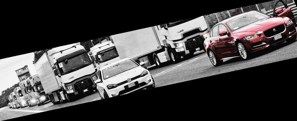 PROVE IN PISTA Ambitissima è infatti la possibilità di testare l emozione della pista di Formula 1 alla guida del proprio truck o furgone preferito.