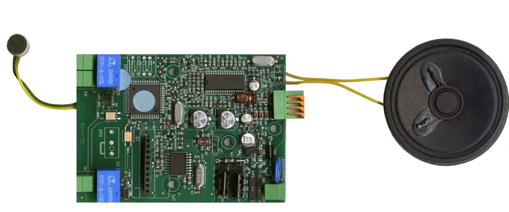 Televivavoce in kit Scheda elettronica predisposta per il collegamento di 3 pulsanti