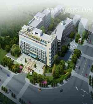 Figura 2 - Vista (prima del terremoto del 20 aprile 2013) dell ospedale della contea di Lushan,