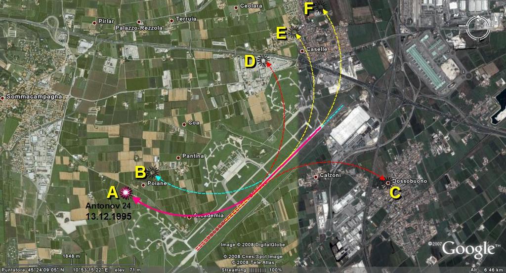 n 13 Se gli incidenti aerei accadono preferibilmente in prossimità della pista, non è detto che questo succeda in asse pista e quindi bisogna vincolare tutto il territorio?