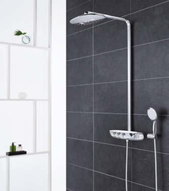 3 OPZIONI PER CREARE IL VOSTRO MOMENTO DOCCIA IDEALE Affinchè possiate realizzare la vostra doccia perfetta, GROHE vi offre tre soluzioni diverse per darvi totale libertà di progettazione e di